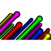 Neon lights strokes