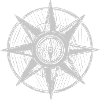 Compass drawn - retro seafaring