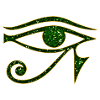 Eye of Horus / udjat - right eye - sun eye /