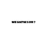 wie goethe