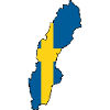 Sweden Map outline