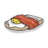Petit déjeuner au bacon