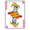 Joker playing card