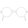 Hipster glasses