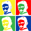 Pop Art Nikola Tesla