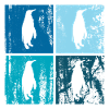 4 x Kaiserpinguin