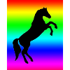 Rainbow Horse