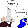Doppeldeutiger Cartoon