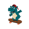Kids skating Hippo