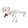 Dinosaur pizza