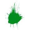Farbklecks grün