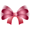 Elegant bow in pink