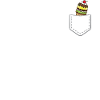 Pocket von Eiscreme Eis Geschenk