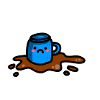 Spilled coffee