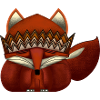 Fox with crown