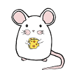Mouse with cheese / mouse