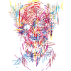 Halloween devil / Abstract