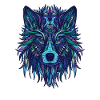 wolf mandala yoga