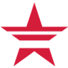 SHARP red cutout STAR