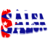 Salsa flag Cuba