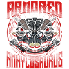 Cyborg Ankylosaurus Dinosaure Scifi