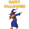 Happy Halloween Dabbing Witch