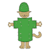 Cat cactus halloween