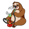 Hookah sloth hookah