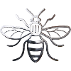 Manchester Bee - Chrome Effect