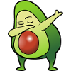 Dabbing Dab Dancing avocado avocado pear