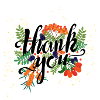 merci - fleurs - merci