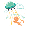 Ufo alien cat abduction