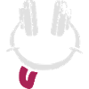 Kopfhörer - Smiley - Zunge