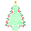 Christmas tree poem - Christmas family