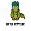 Little traveler Dino shirt