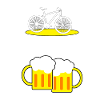 I love bicycles and beer