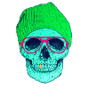 POP SMILING SKULL