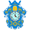 Blue cuckoo clock