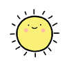Sun smiley happy