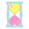 Bunte Sanduhr