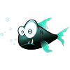 T-shirt de poisson drôle