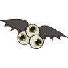 Bat monster halloween gift eyes