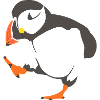 Walking puffin