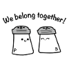 Love relationship salt pepper