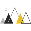 triangle mountains - simple style