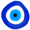 Blue Orbit Eye Abstract