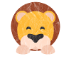 Cute animal lion