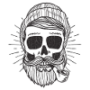 Skull skull sailor gift