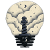 Lighthouse in a lightbulb