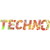 Techno colourful